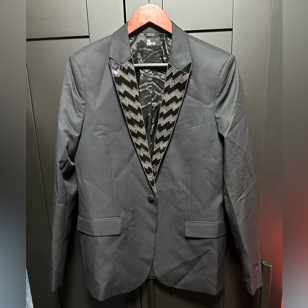 The kooples Men’s blazer with beading detail!